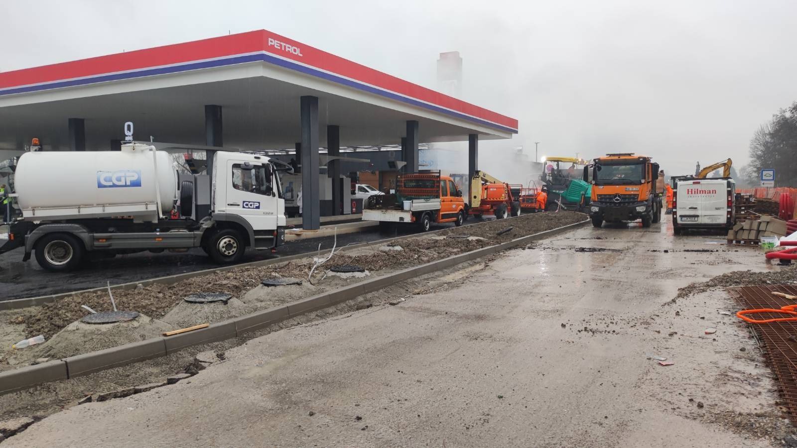 Počivališče Barje na južni ljubljanski obvoznici (Foto: Egon Parteli/N1)