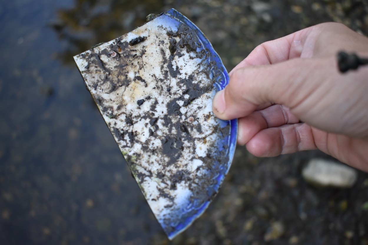 razvijanje krožnikov, razbit krožnik, novo leto