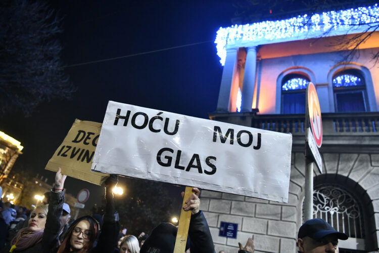 srbija, protest, opozicija
