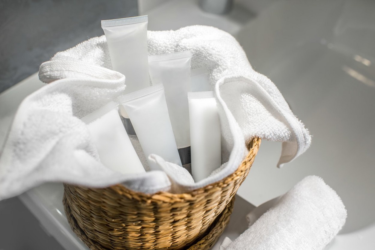 hotel, šampon, brisača