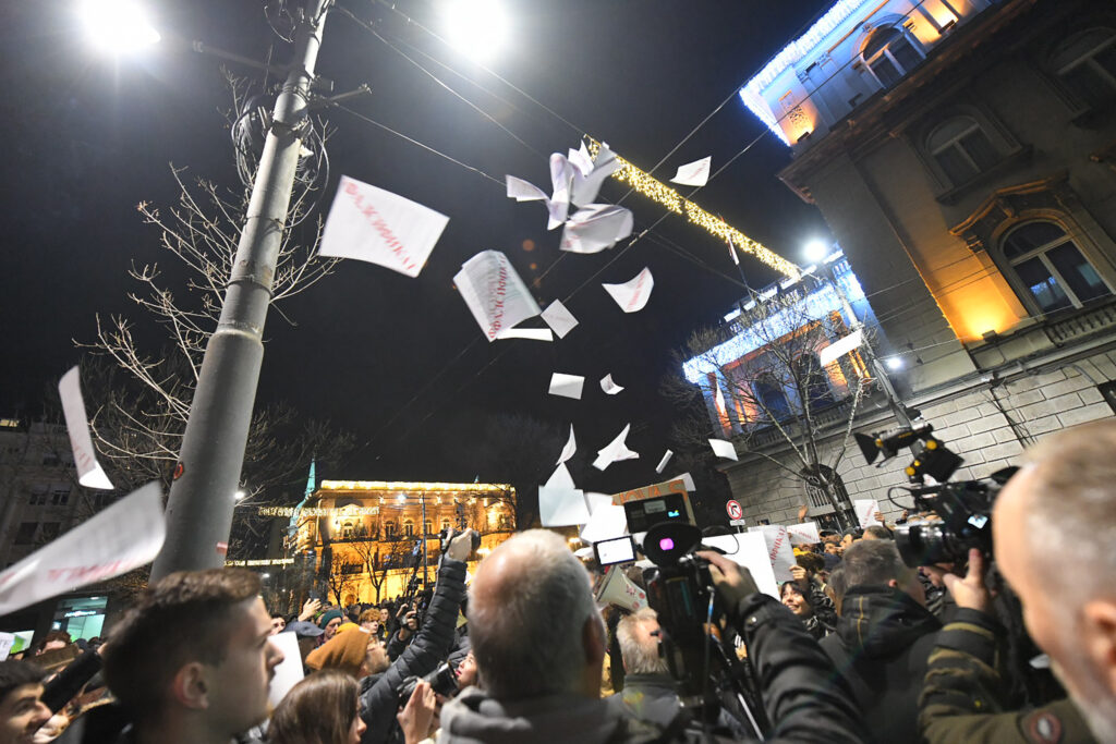 Protest, srbija, volitve
