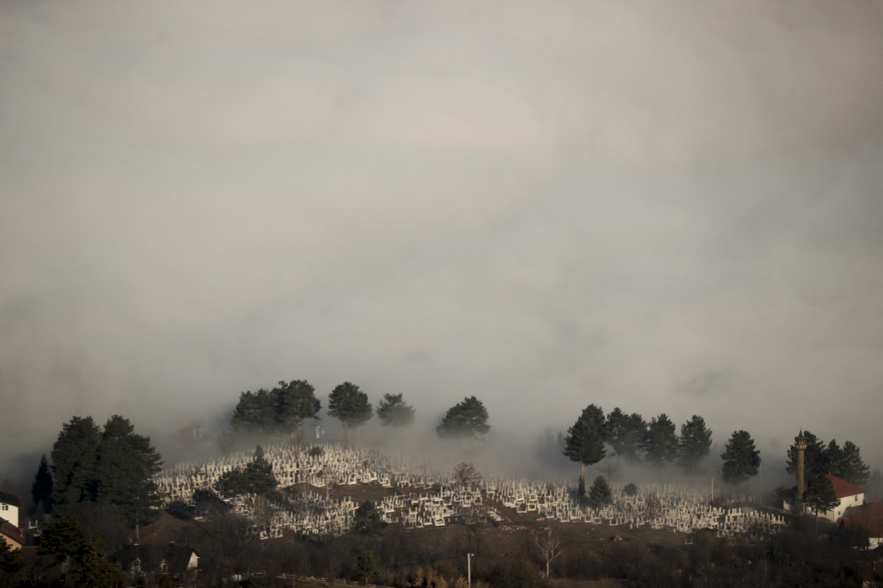onesnažen zrak nad Sarajevom