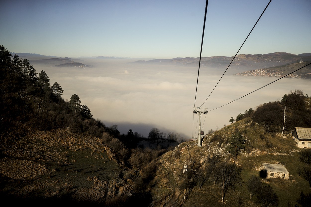 onesnažen zrak nad Sarajevom