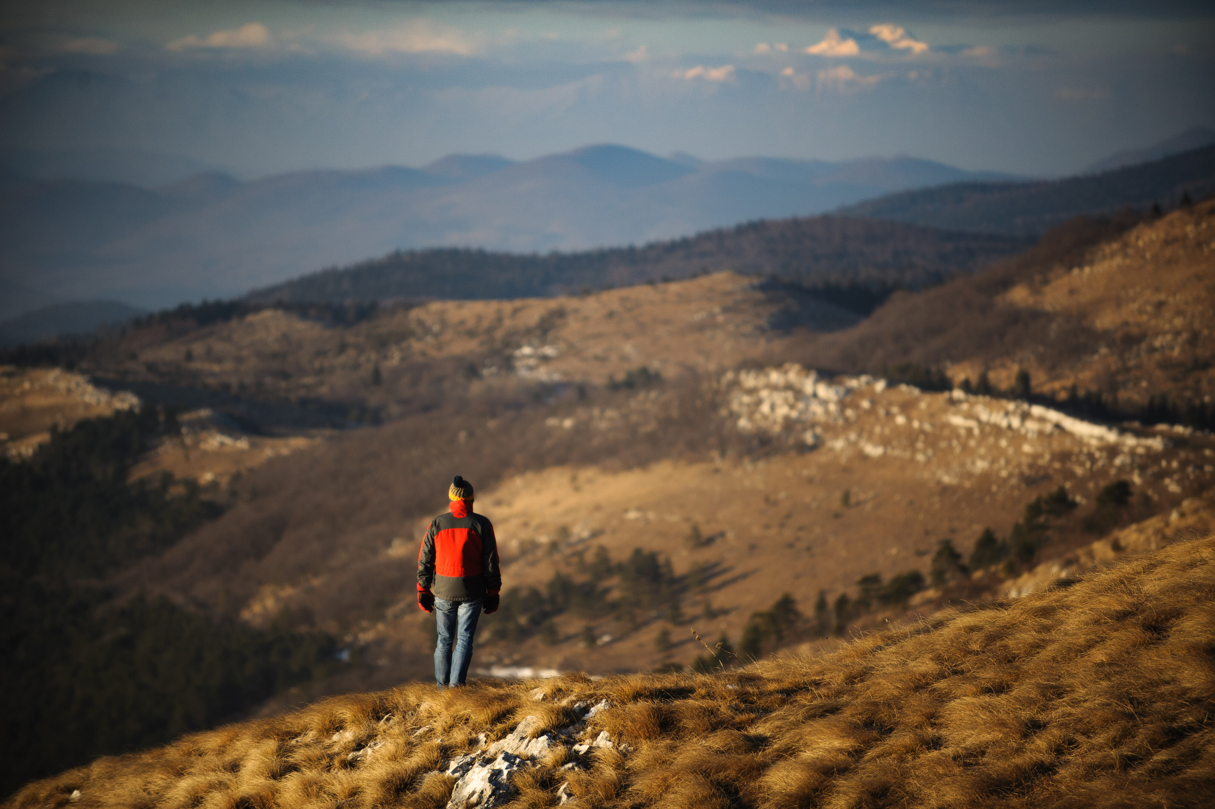 Nanos, zima sonce, pohodništvo