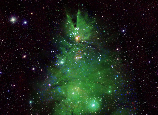 zvezde, vesolje, božično drevo