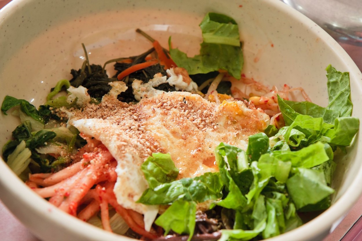 bibimbap, korejska jed