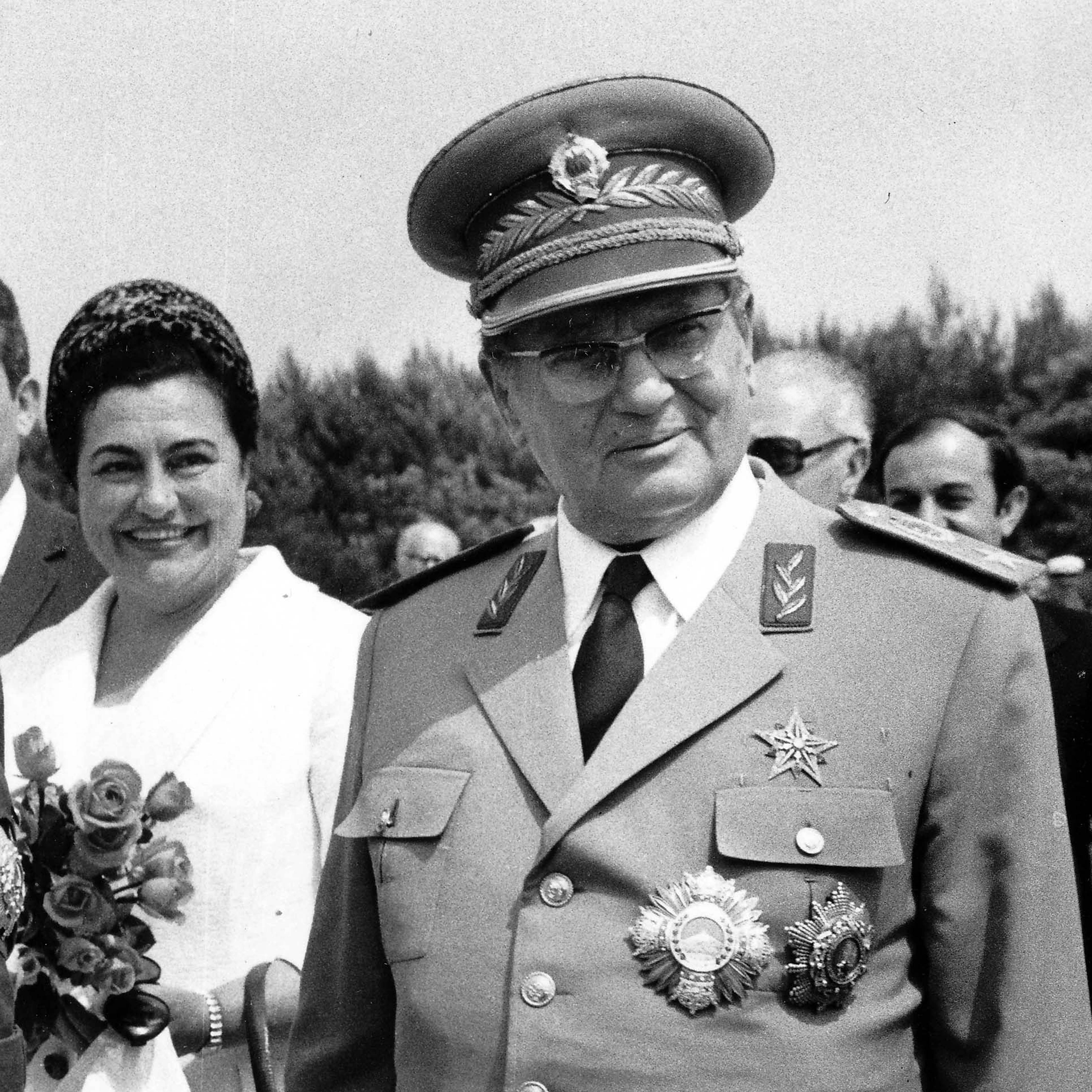 Josip Broz Tito in Jovanka Broz leta 1973 na Brionih (Foto: BOBO)