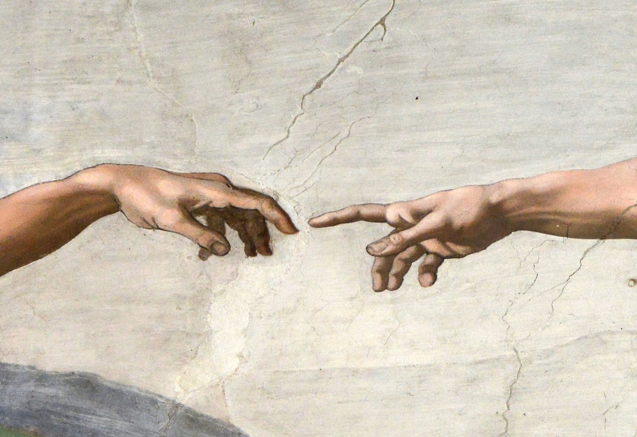 Sikstinska kapela, Vatikan, Michelangelo, Stvarjenje adama