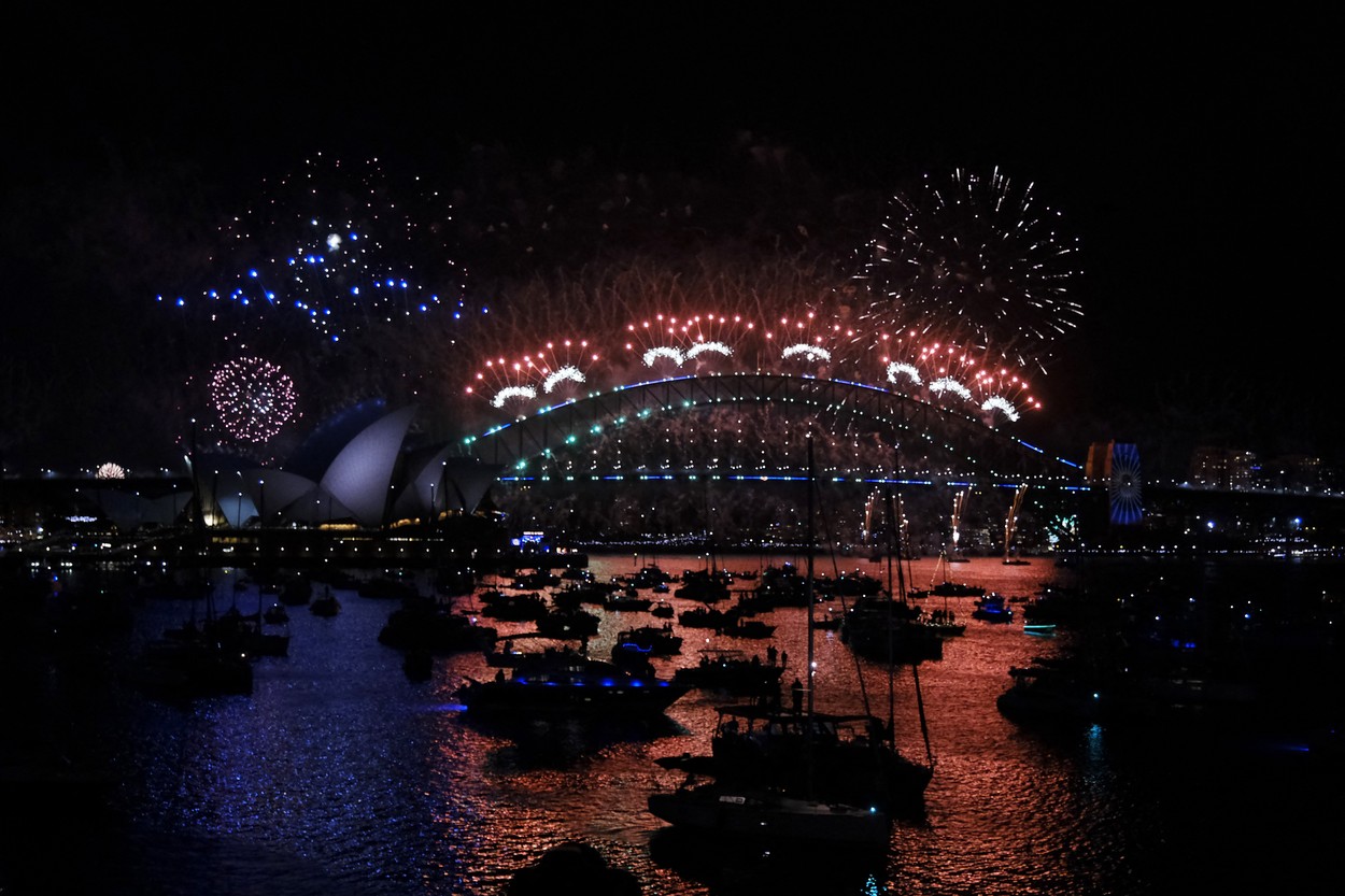Sydney pozdravil novo leto z veličastnim ognjemetom (Foto: PROFIMEDIA)
