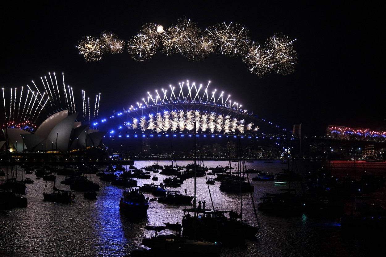 Sydney pozdravil novo leto z veličastnim ognjemetom (Foto: PROFIMEDIA)