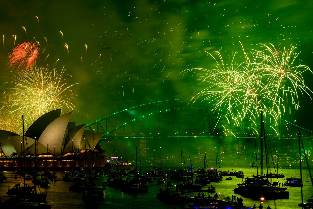 Sydney pozdravil novo leto z veličastnim ognjemetom