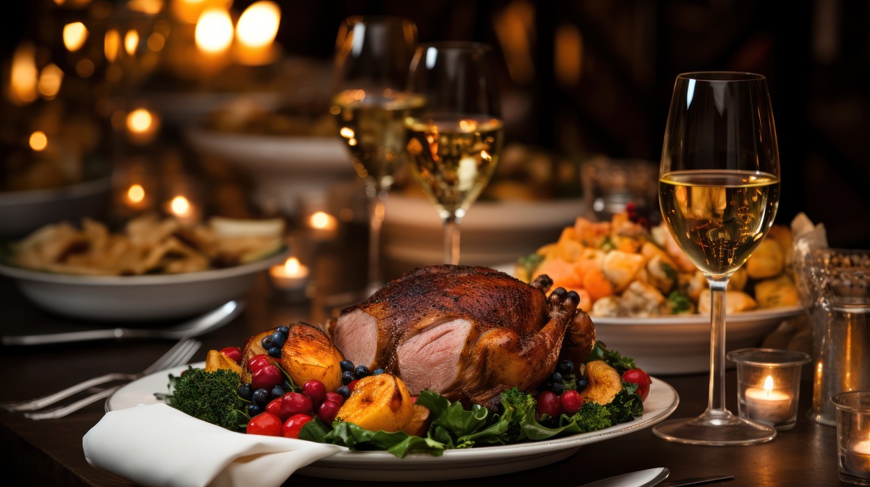 hrana, ostanki, novoletna, božična, večerja