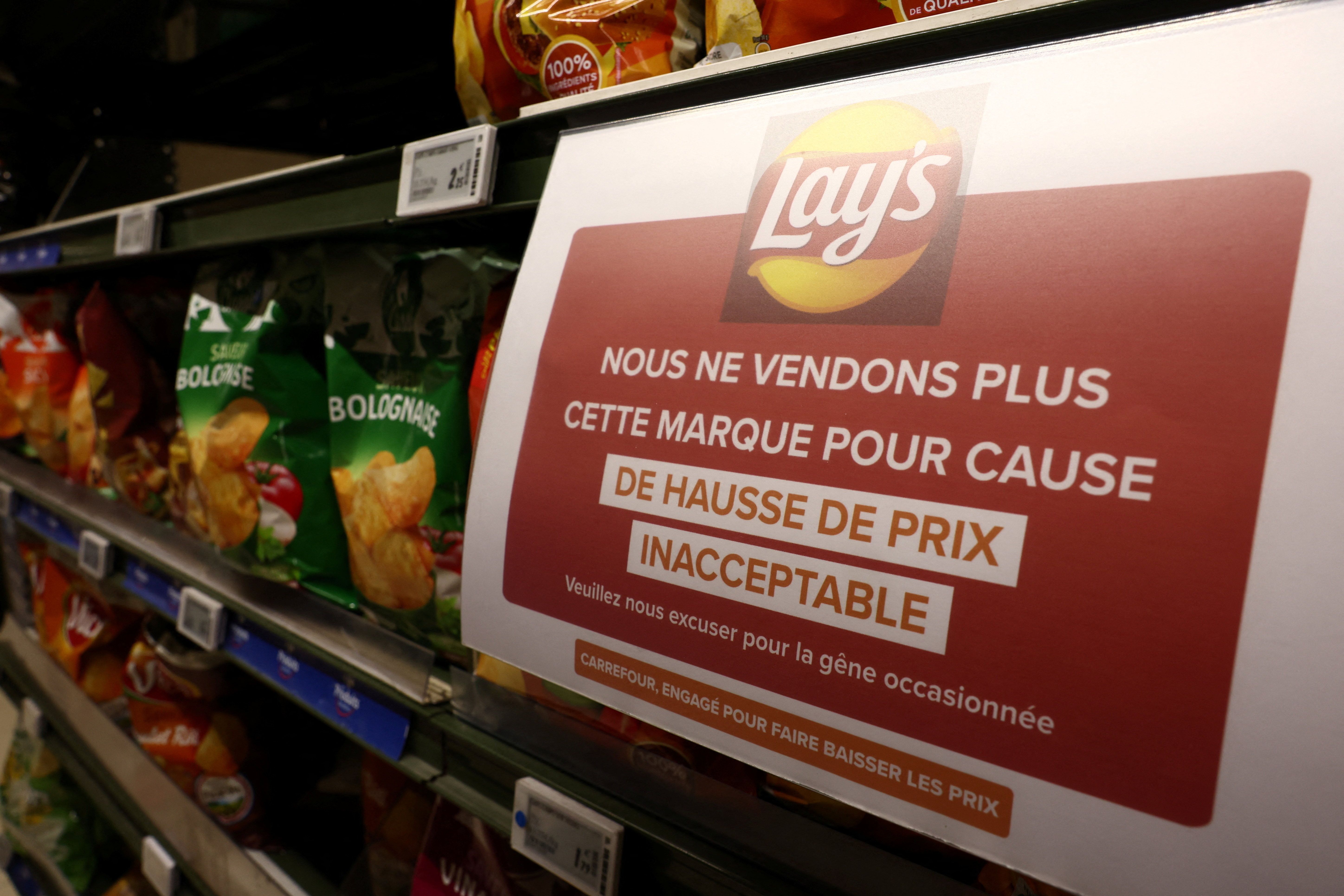 Carrefour, Lay's, čips
