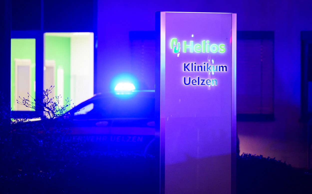 požar, nemška bolnišnica, uelzen