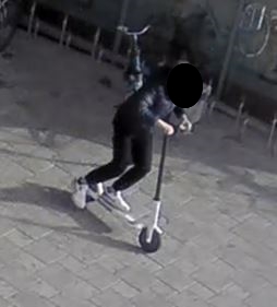 električni skiro, tatvina