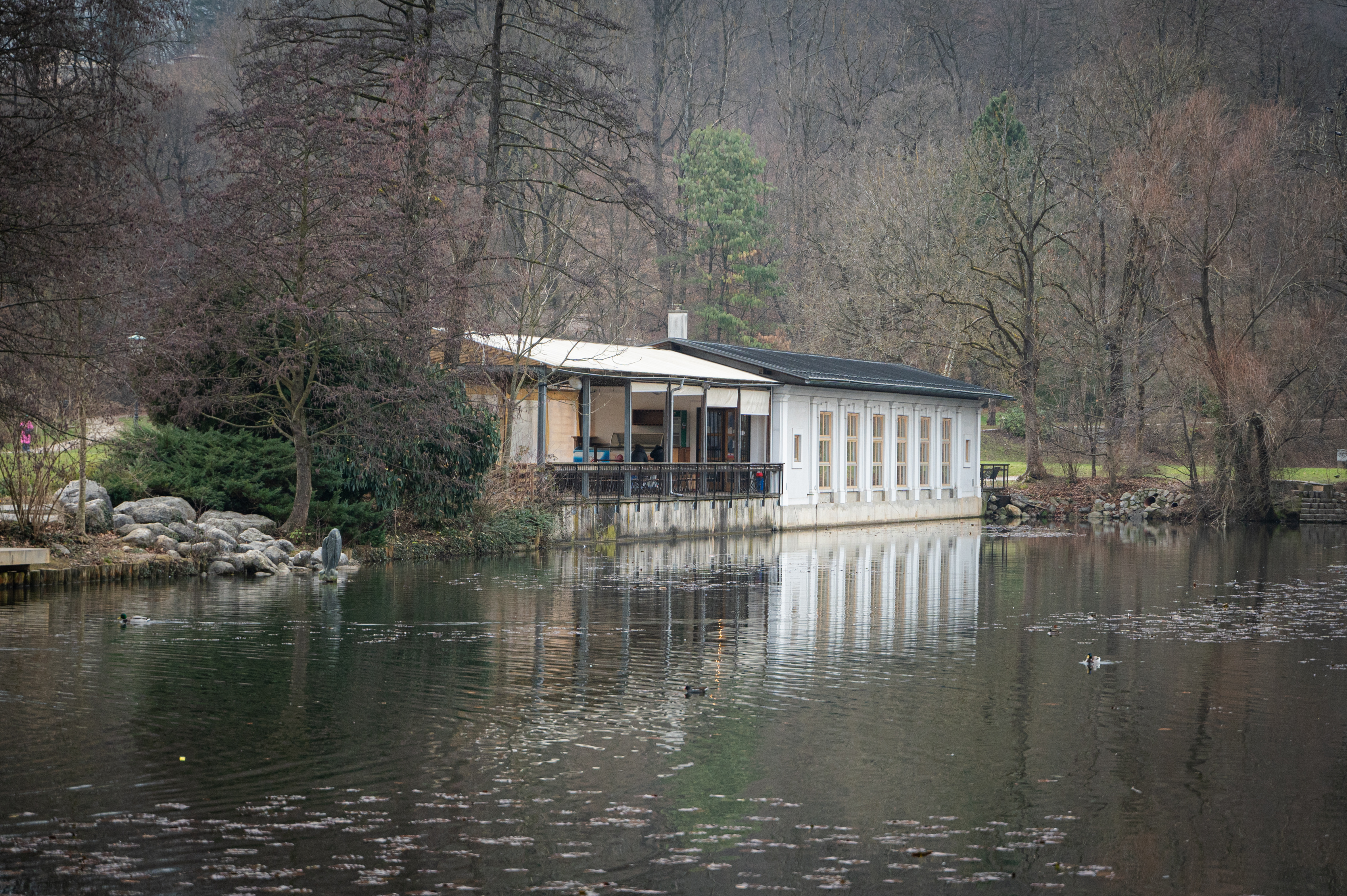 tivoli, čolnarna tivoli, tivolski ribnik