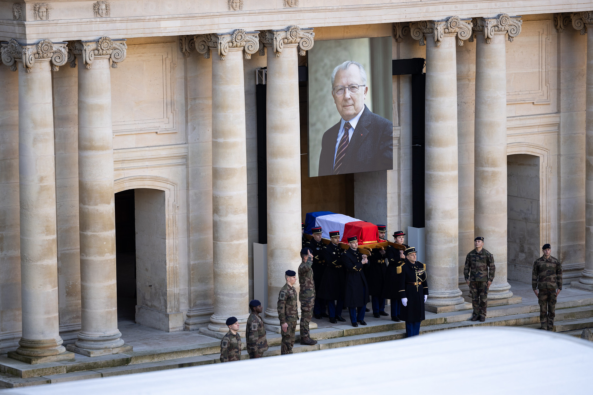 žalna slovesnost v čast nekdanjega predsednika Evropske komisije Jacquesa Delorsa