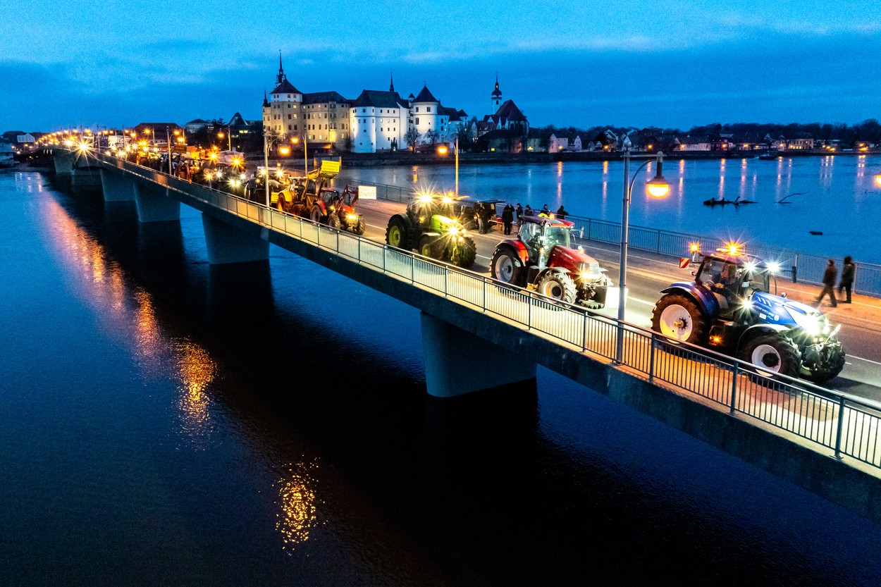Protest kmetov v Nemčiji (Foto: PROFIMEDIA)