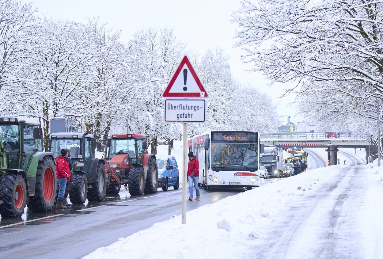 Protest kmetov v Nemčiji (Foto: PROFIMEDIA)