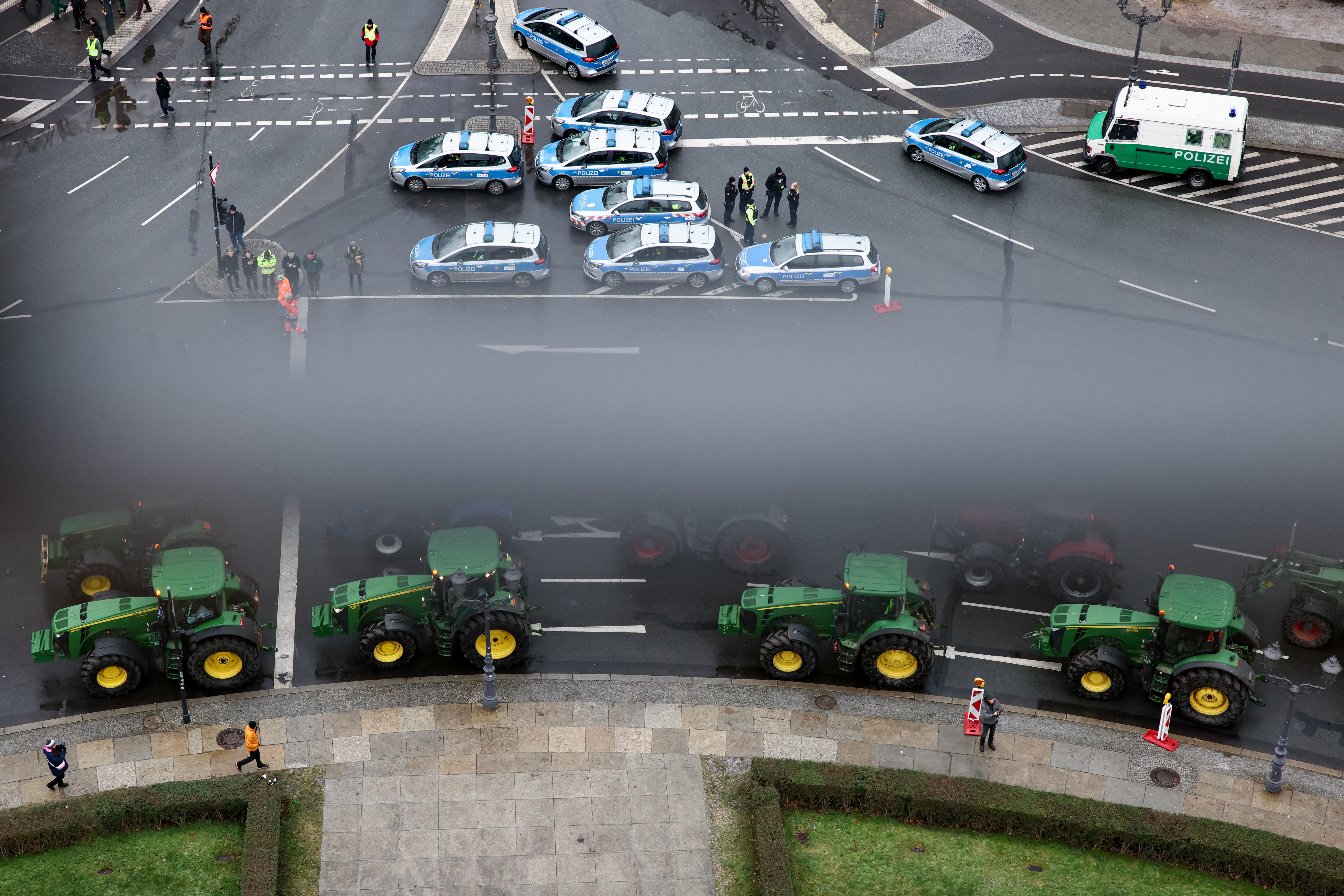 nemčija, kmetje, nemški kmetje, protest, berlin