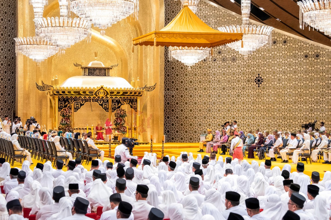 Poročno slavje brunejskega princa Abdula Mateena in Anishe Rosnah Ise Kalebić. (Foto: PROFIMEDIA)
