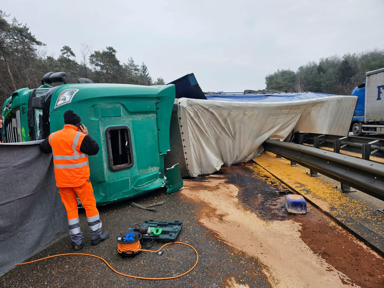 pomurska avtocesta, tovornjak