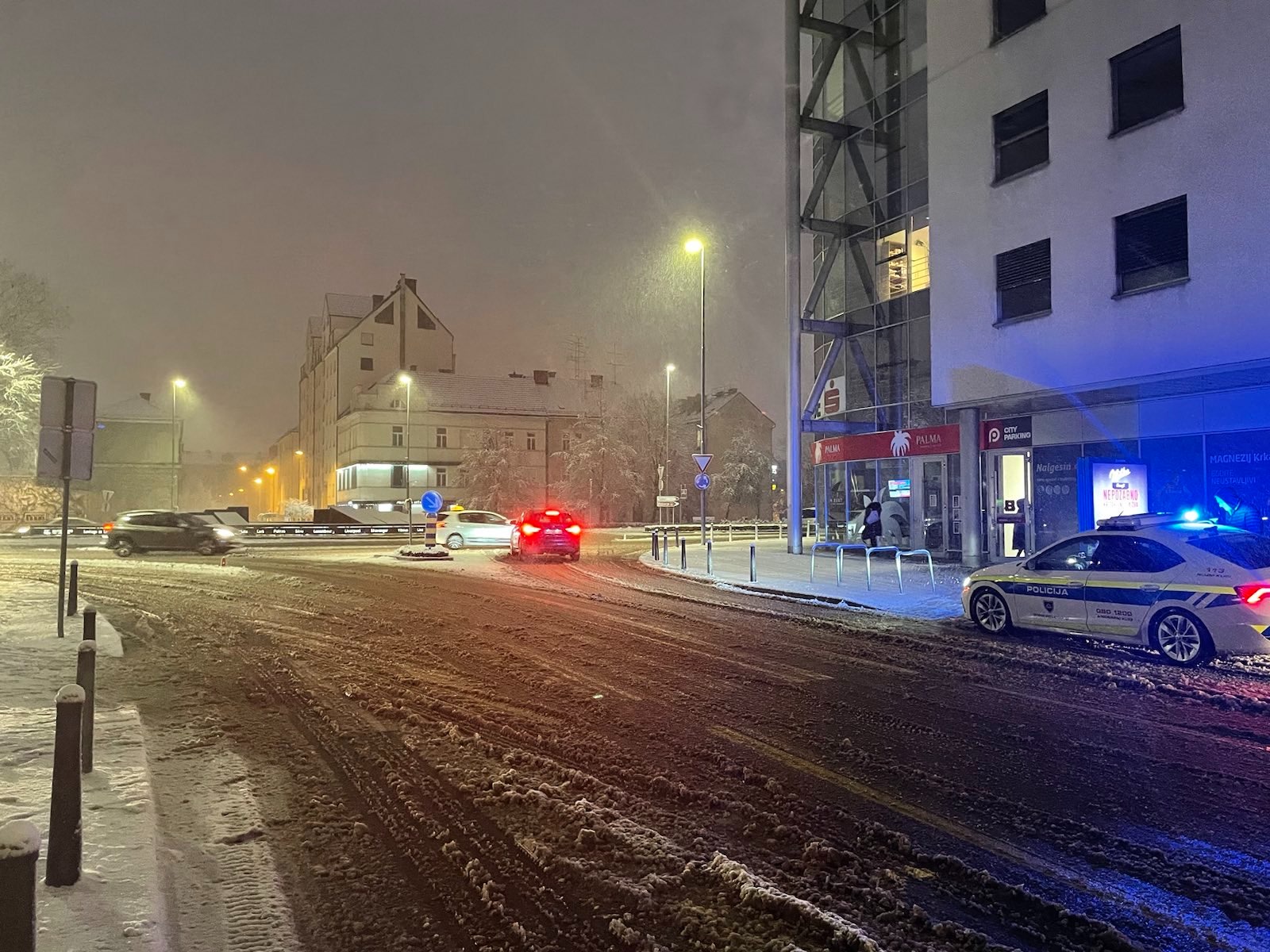 Jutranje razmere v Mariboru. (Foto: N1)