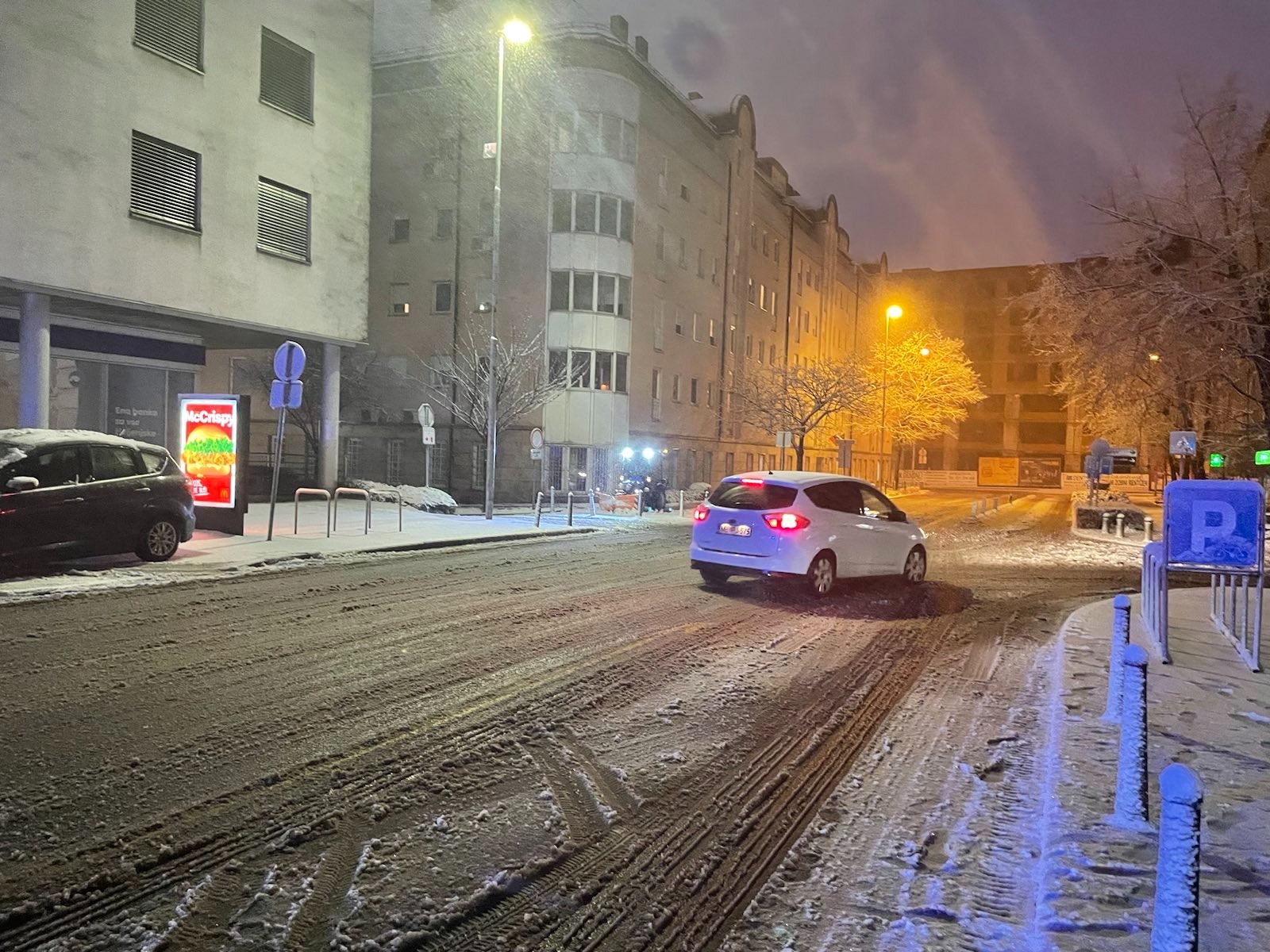 Sneg, promet, Maribor