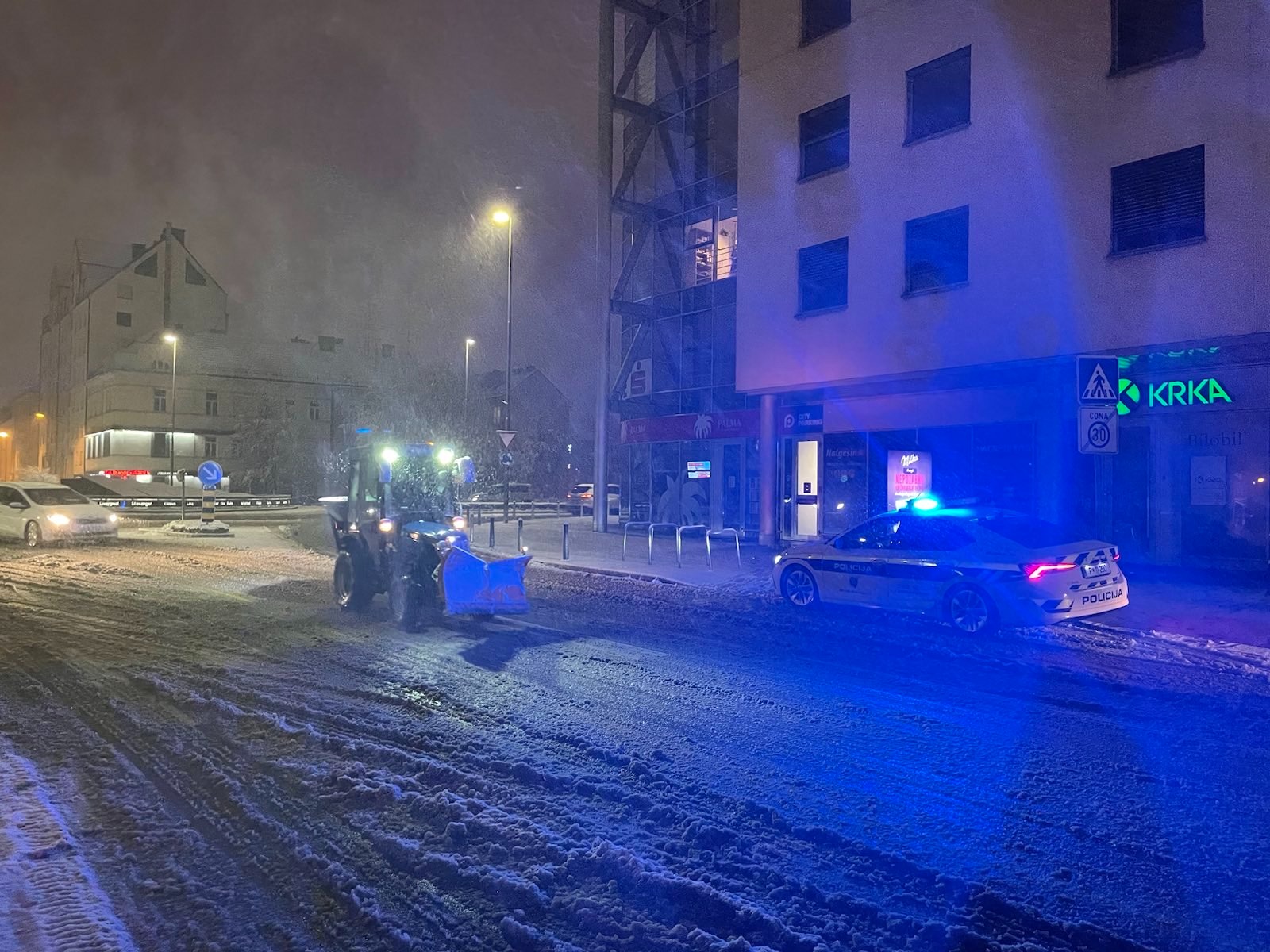 Sneg, promet, Maribor