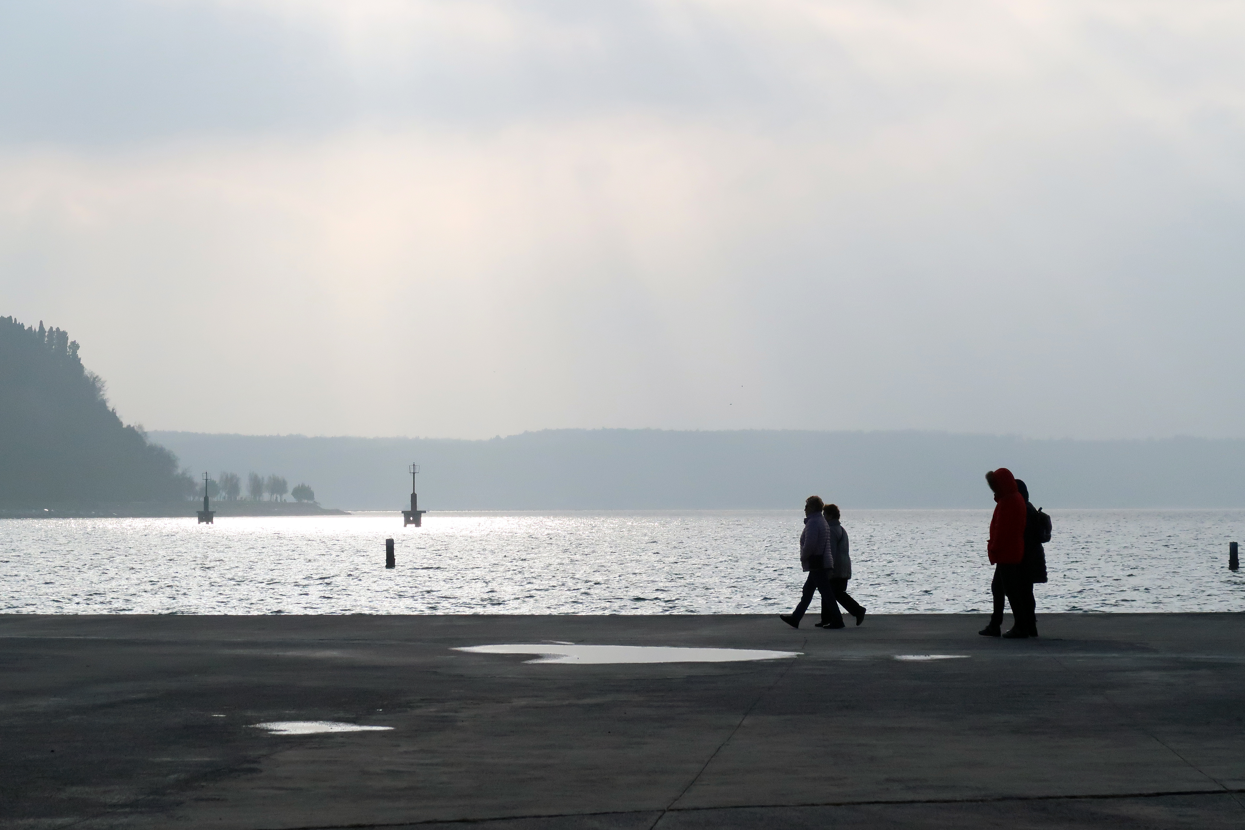 Portorož, vreme, mraz