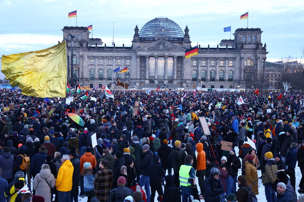 Protesti proti skrajni desnici v Nemčiji. (Foto: PROFIMEDIA)