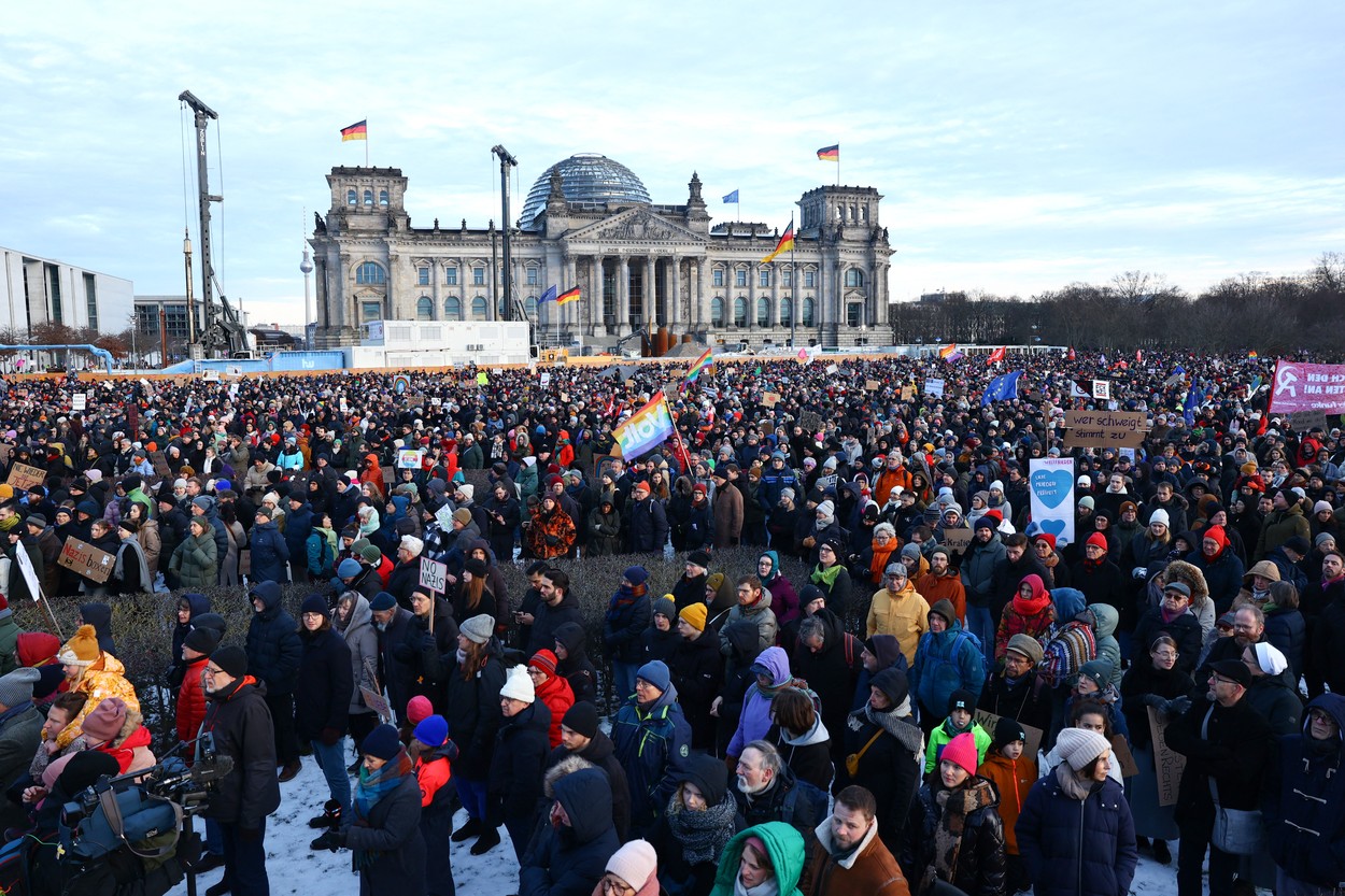 Protesti proti skrajni desnici v Nemčiji. (Foto: PROFIMEDIA)