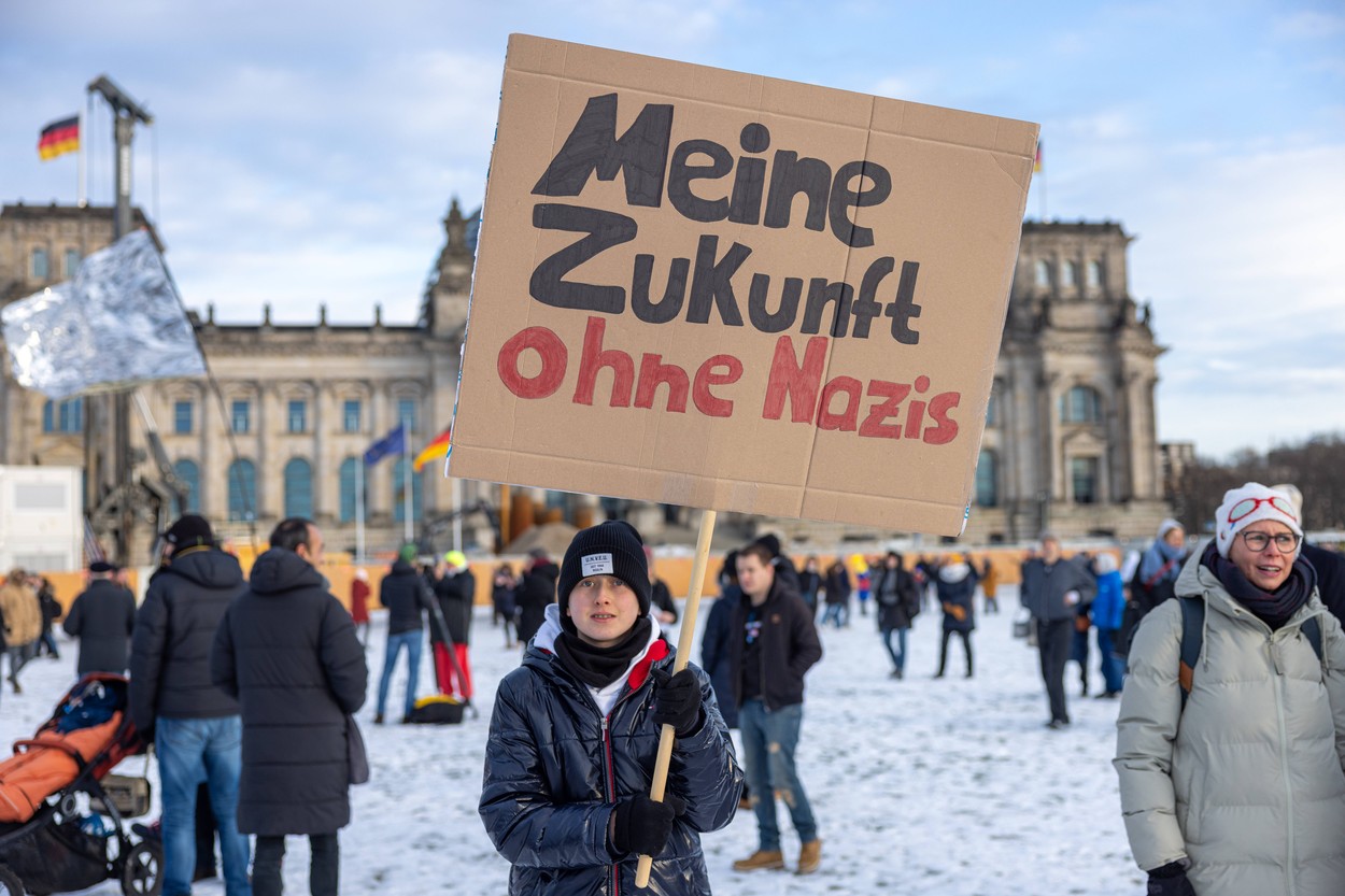 Protesti proti skrajni desnici v Nemčiji. (Foto: PROFIMEDIA)