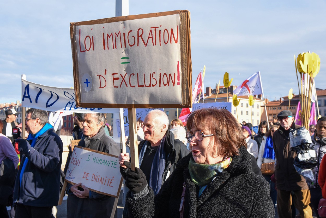 francija, zakon o priseljevanju, protest