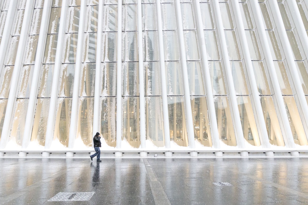 New York, sneg, zima, ZDA