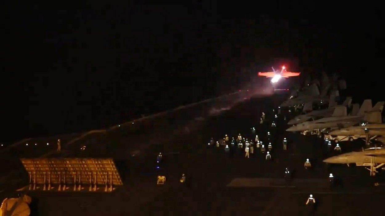 Napad ameriških in britanskih sil na hutijevce. (Foto: PROFIMEDIA)