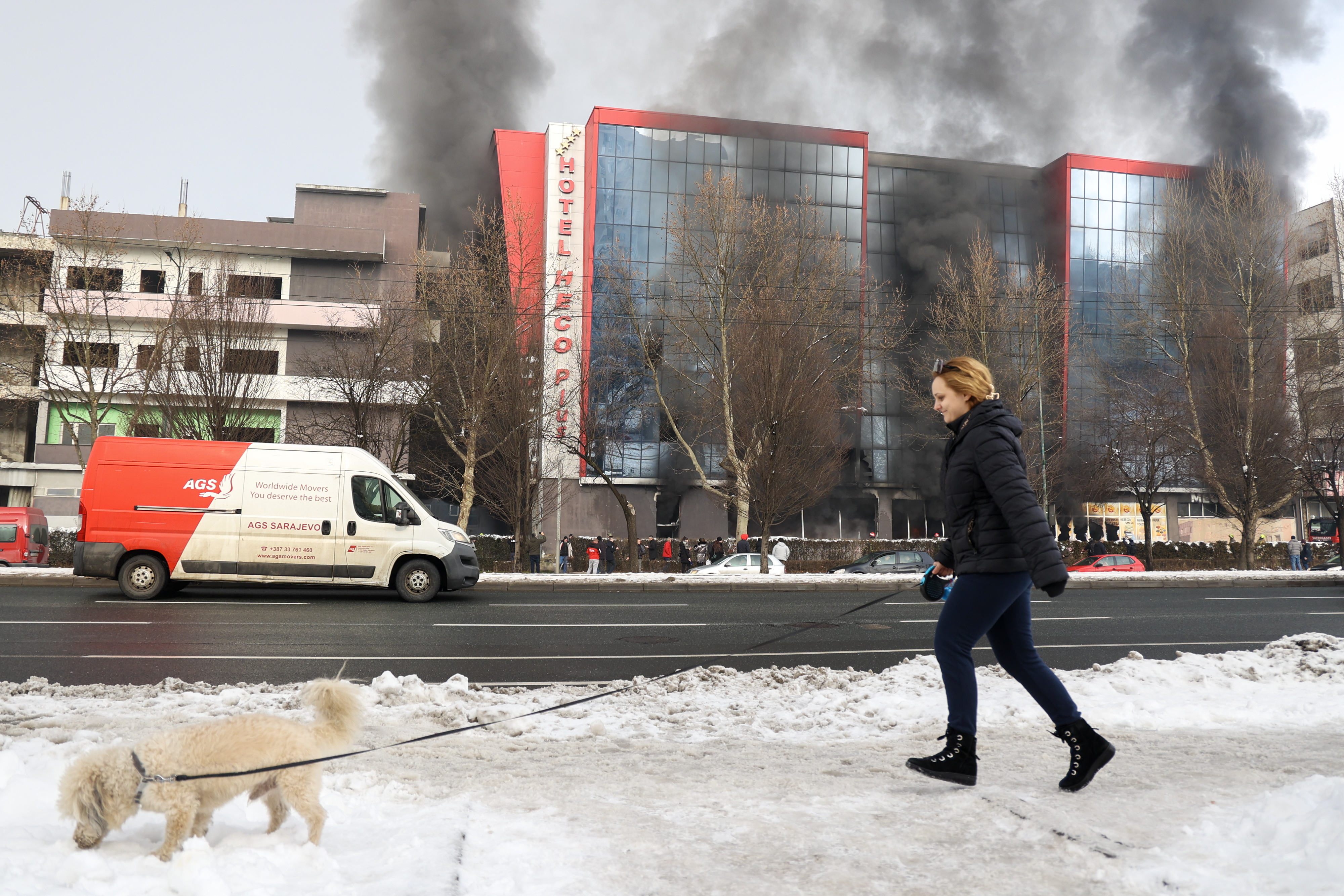Požar v Sarajevu (Foto: Armin Durgut/PIXSELL/BOBO)