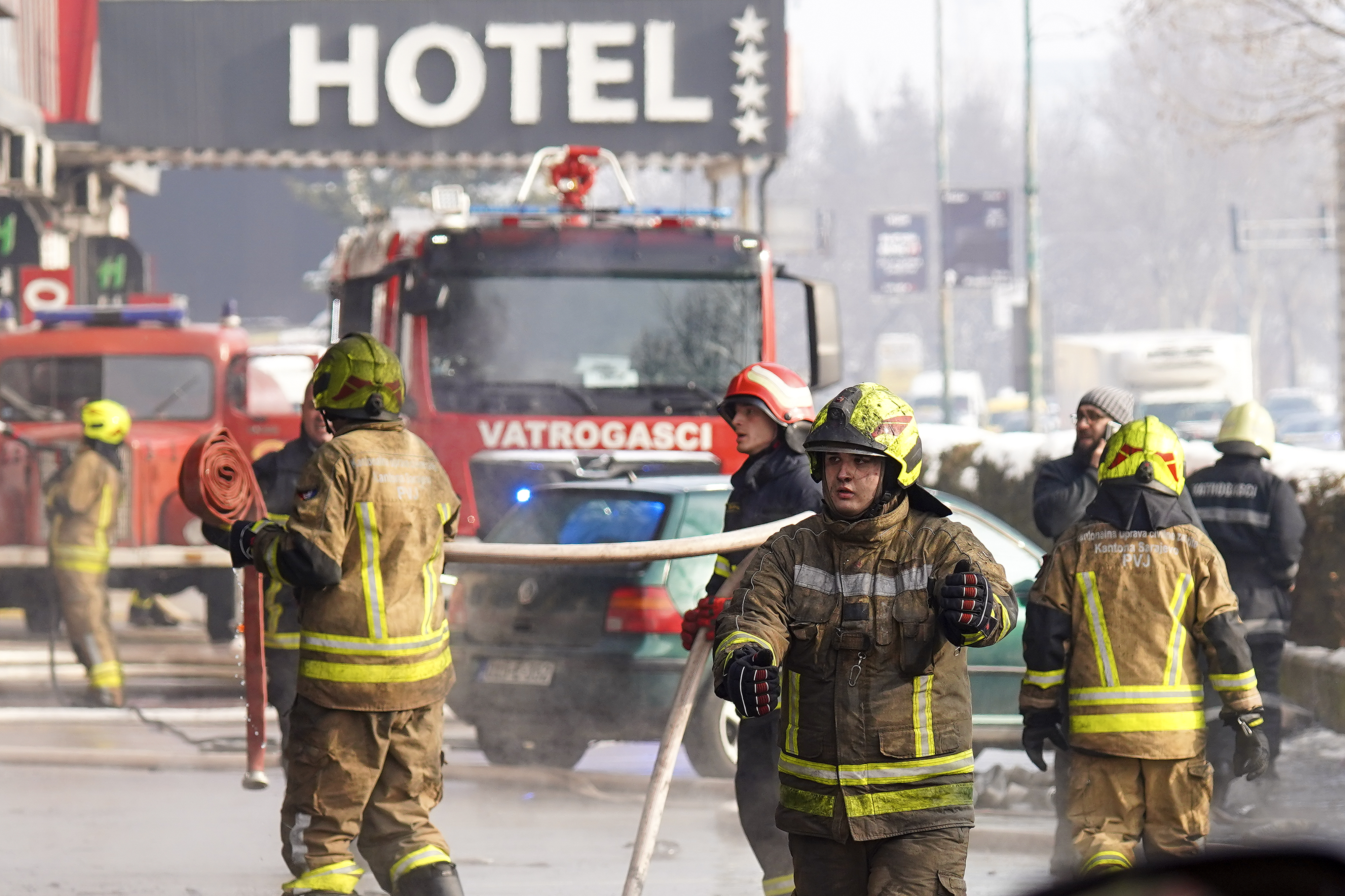 Požar v Sarajevu (Foto: Armin Durgut/PIXSELL/BOBO)