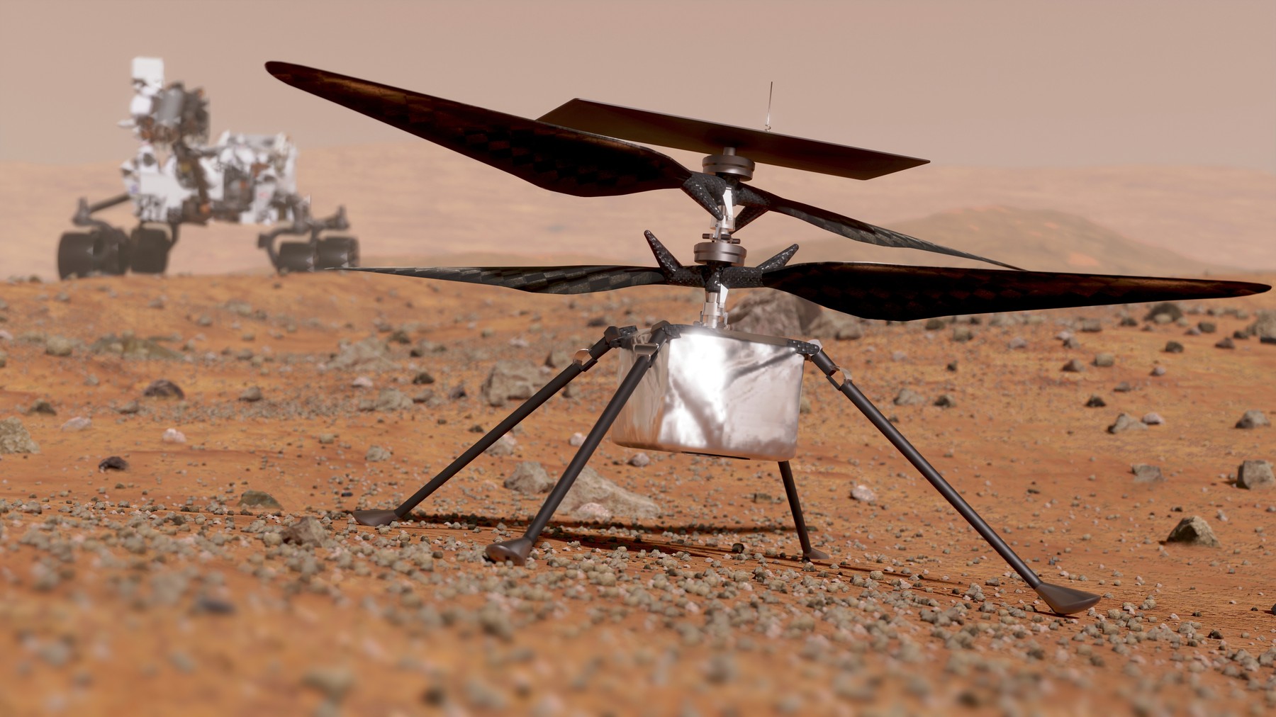 Helikopter Ingenuity Mars, Nasa, VESOLJE, MARS