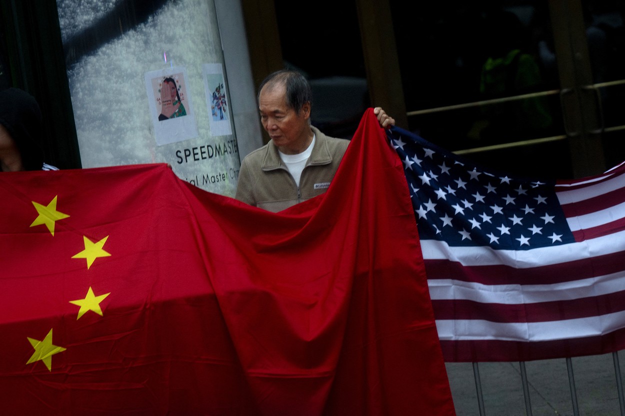 kitajska, zda, srečanje, zastavi