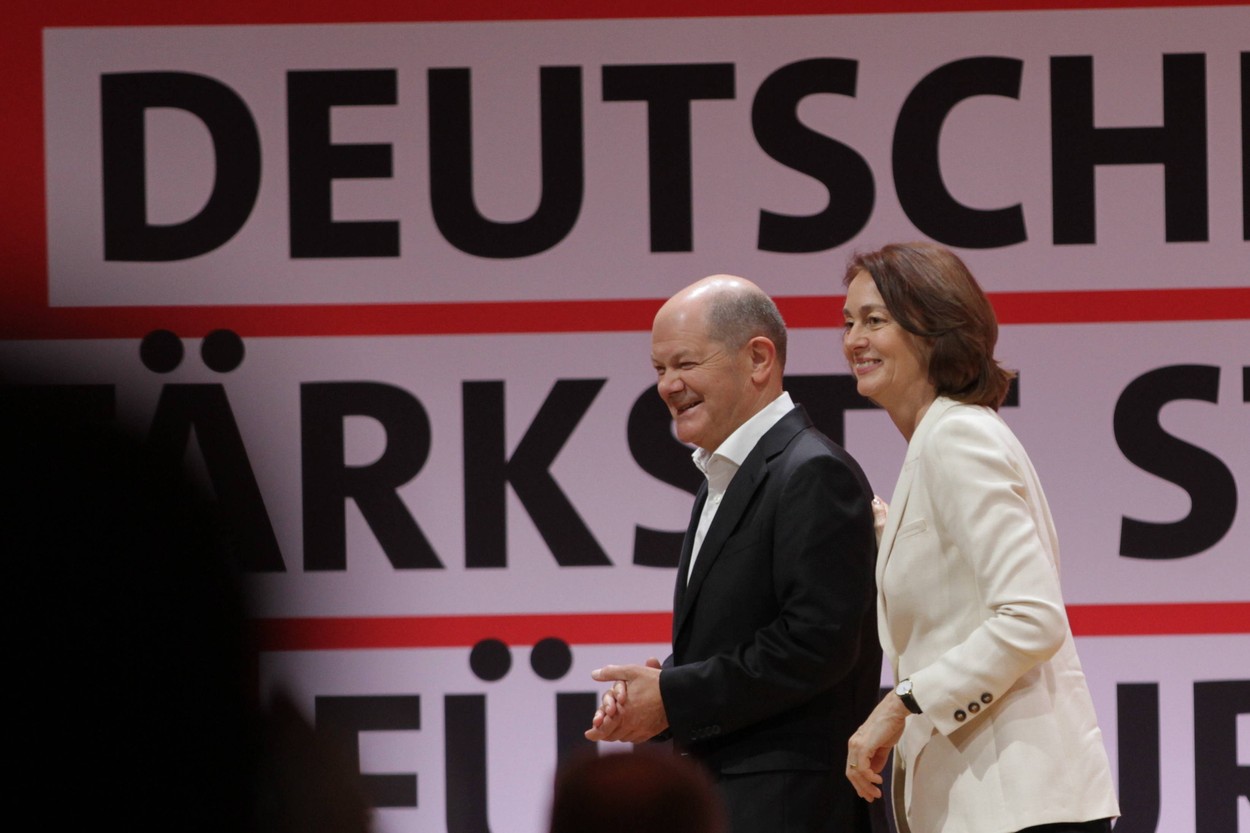 Katarina Barley in Olaf Scholz