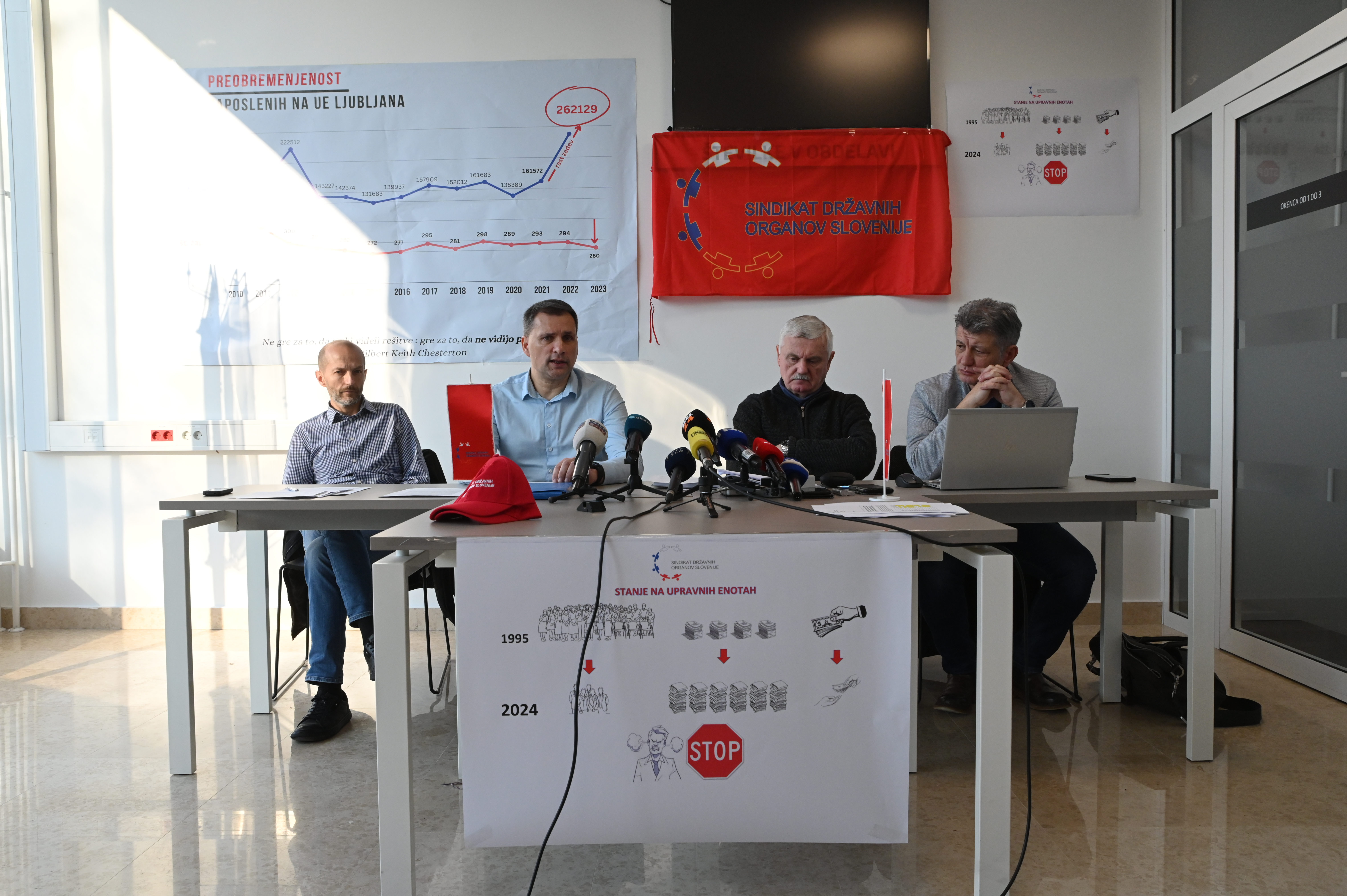 Stavka v upravnih enotah, SDOS, sindikat državnih organov