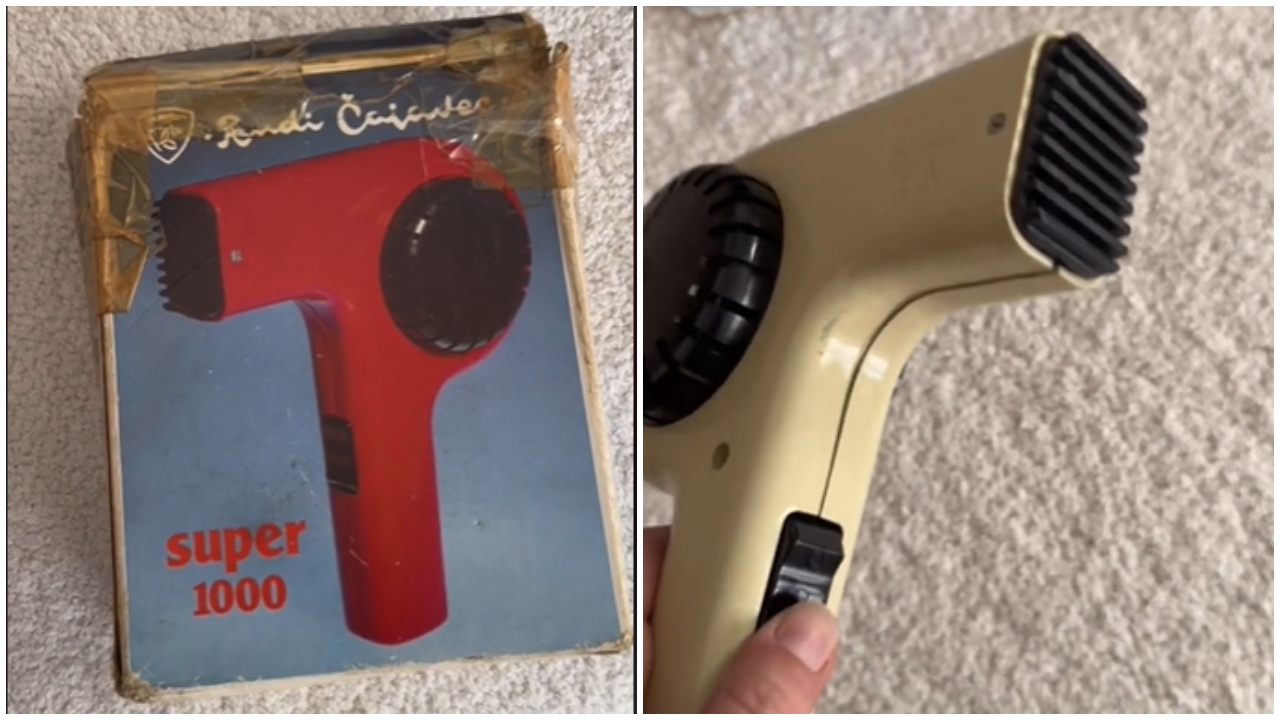 sušilnik za lase, Jugoslavija, tovarna Rudi Čajavec