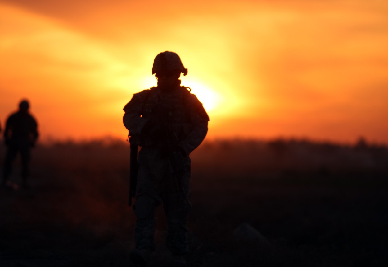 Ameriški vojak, vojak, bližnji vzhod