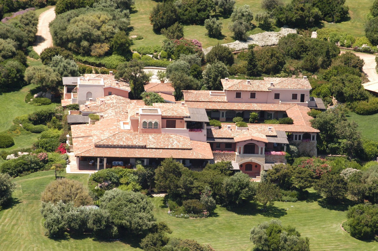 Italija, Sardinija, Vila, berlusconijeva vila, vila certosa
