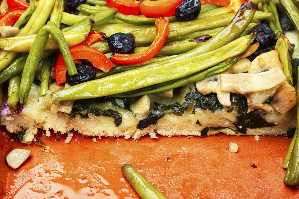 fižol, kiš, zelenjava