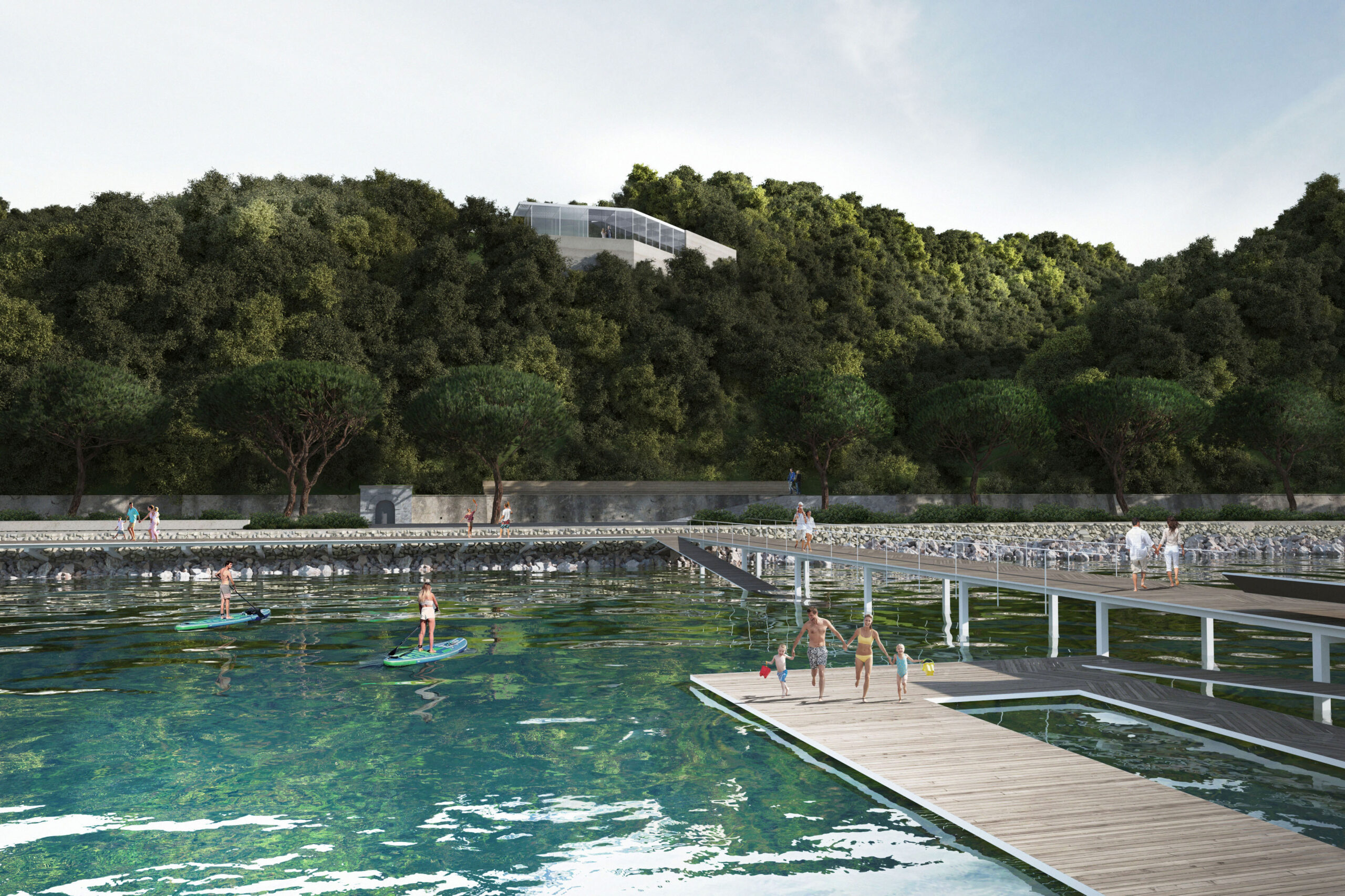 sprehajalno-kolesarska pot, izola, koper