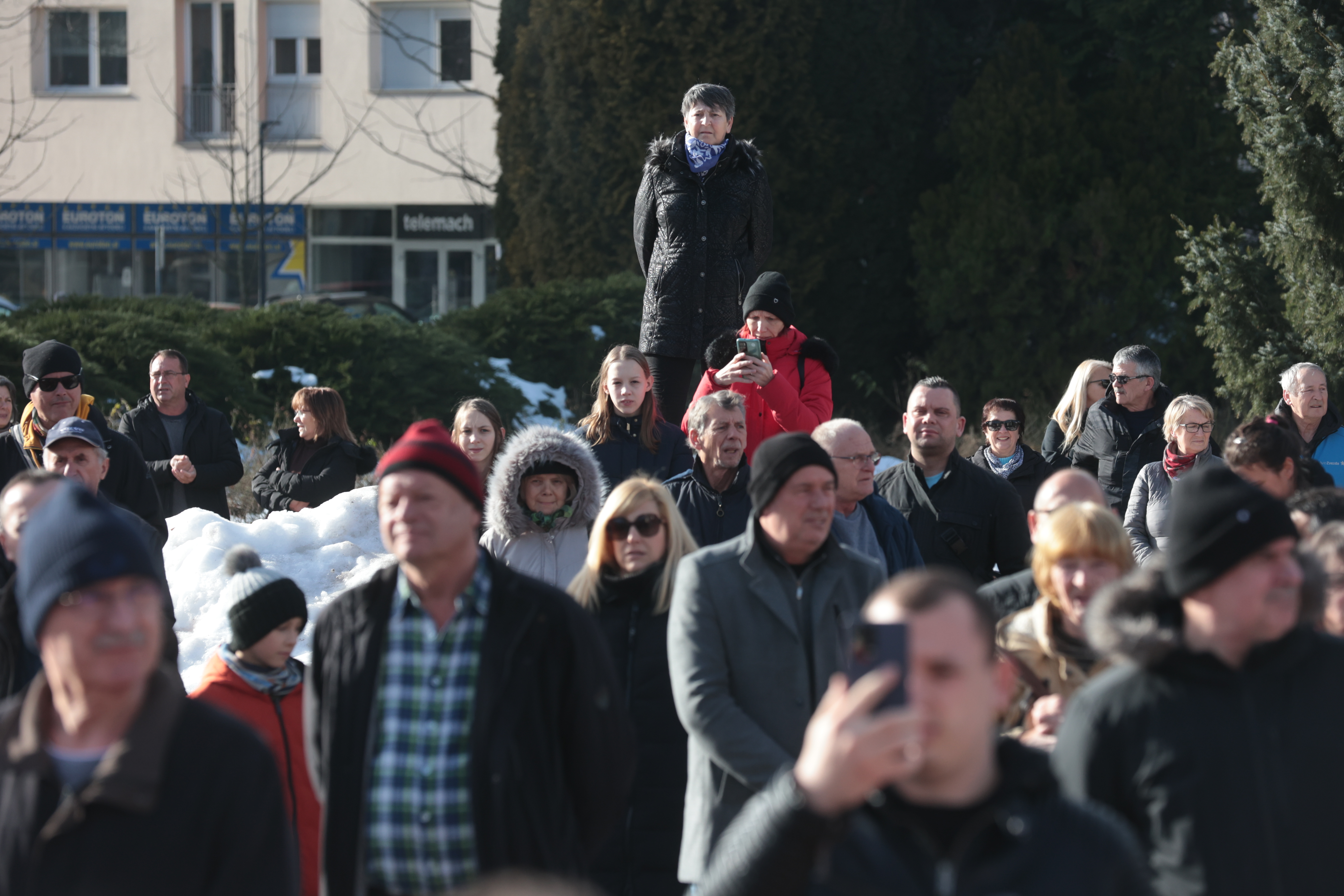 Protest proti visokim cenam komunalnih storitev (Foto: Borut Živulović /BOBO)