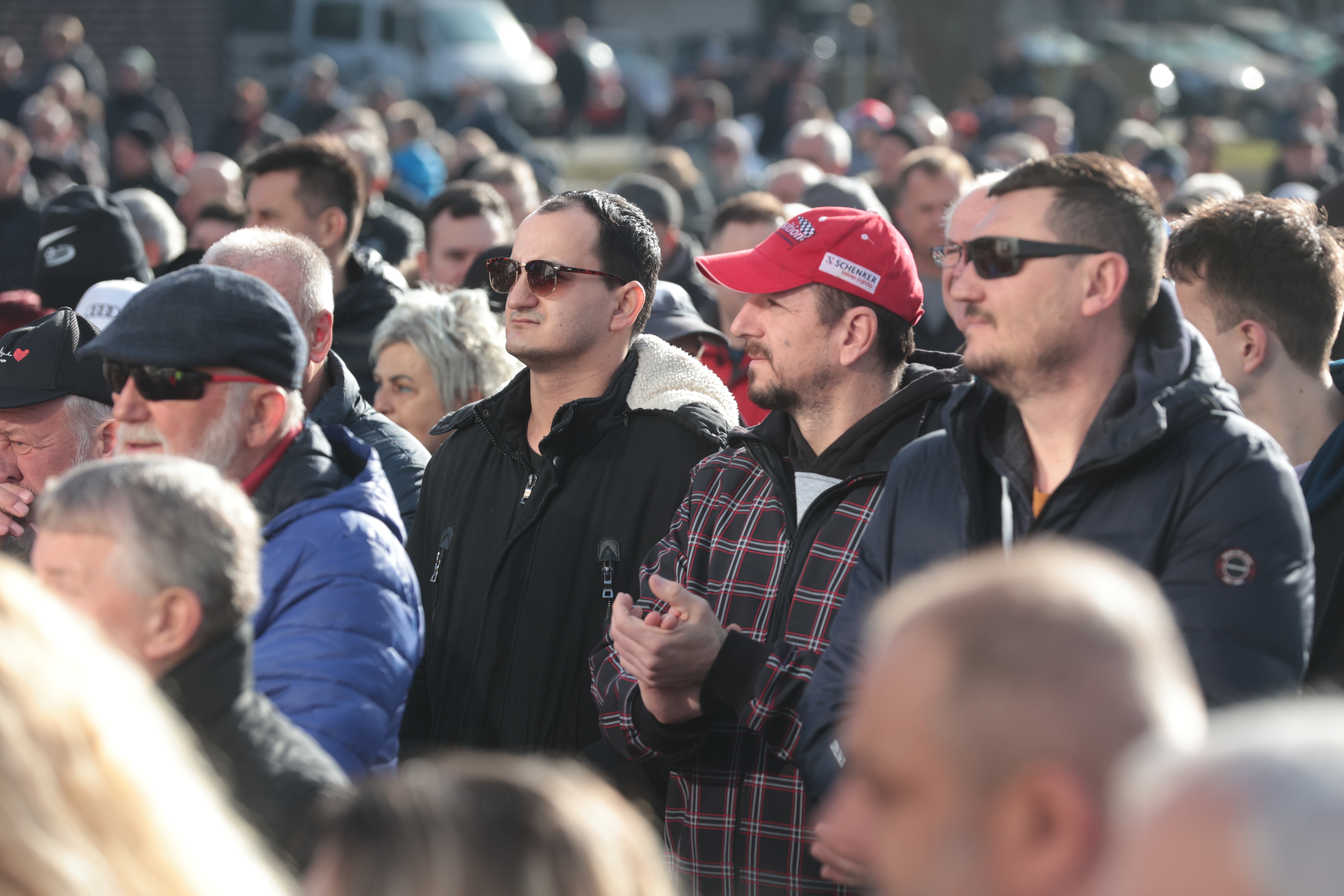 Protest proti visokim cenam komunalnih storitev (Foto: Borut Živulović /BOBO)