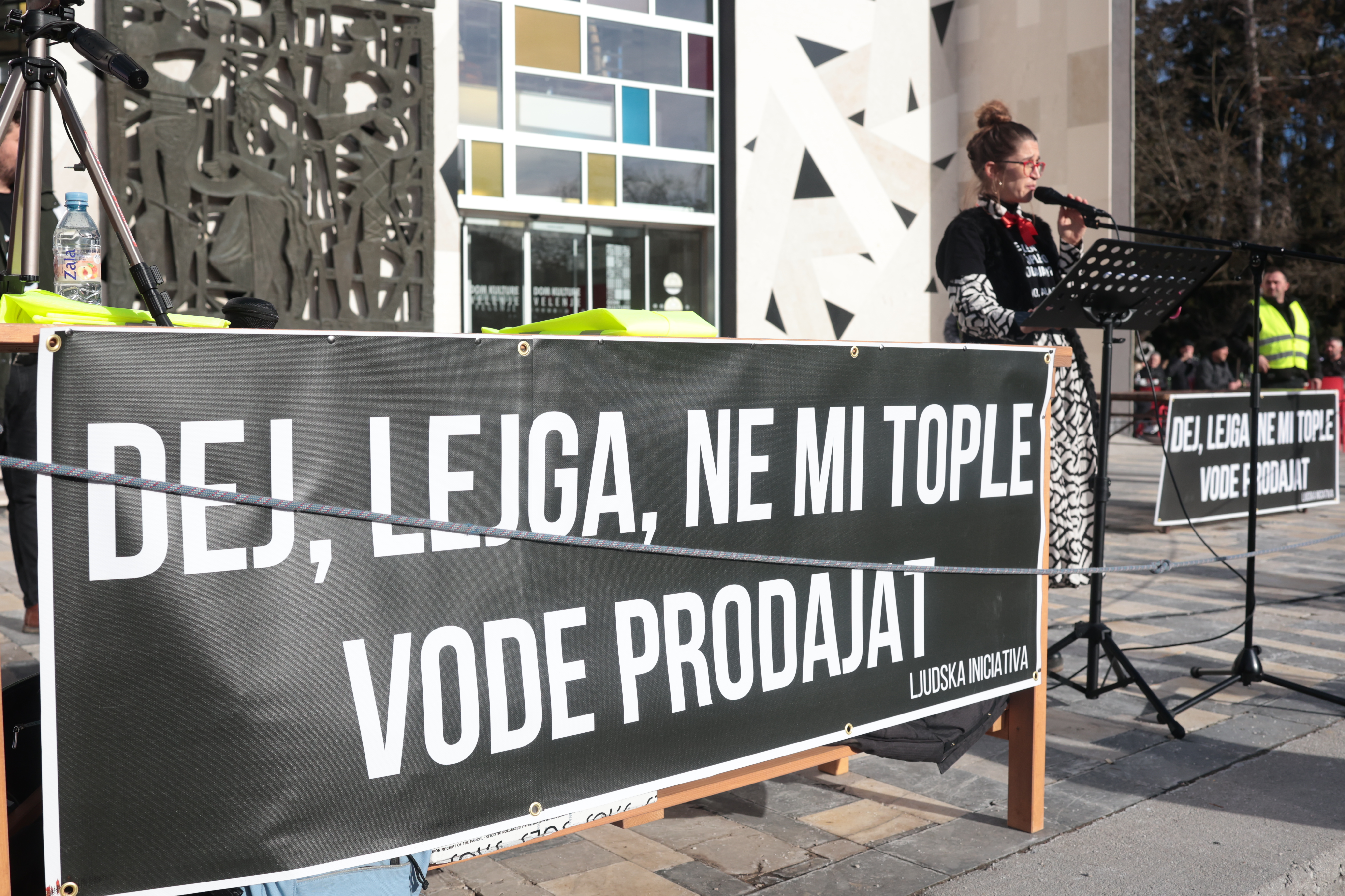 Protest proti visokim cenam komunalnih storitev (Foto: Borut Živulović /BOBO)